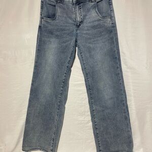 Kut from the Kloth Blue Straight Leg Jeans with Vintage Appeal